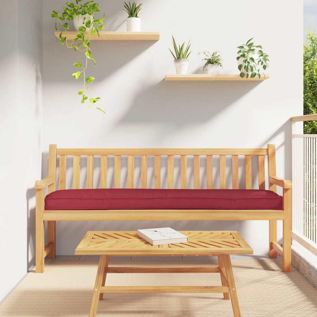 Cojines para palés interior y exterior juego de 2 piezas rojo vino para sofás de jardín