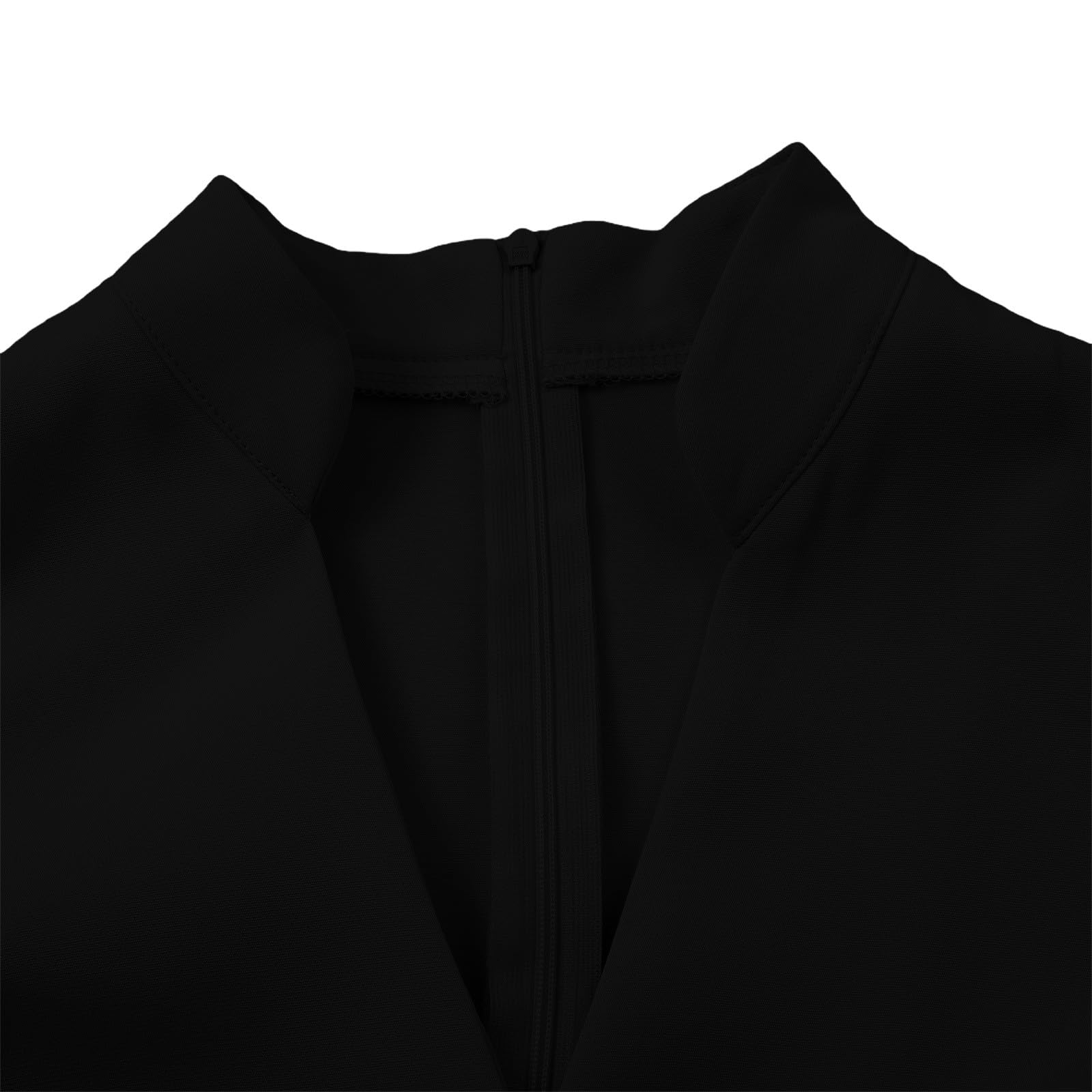 Robe noire pour femme - Robe moulante - Robe crayon - Robe de bureau - Robe d'affaires