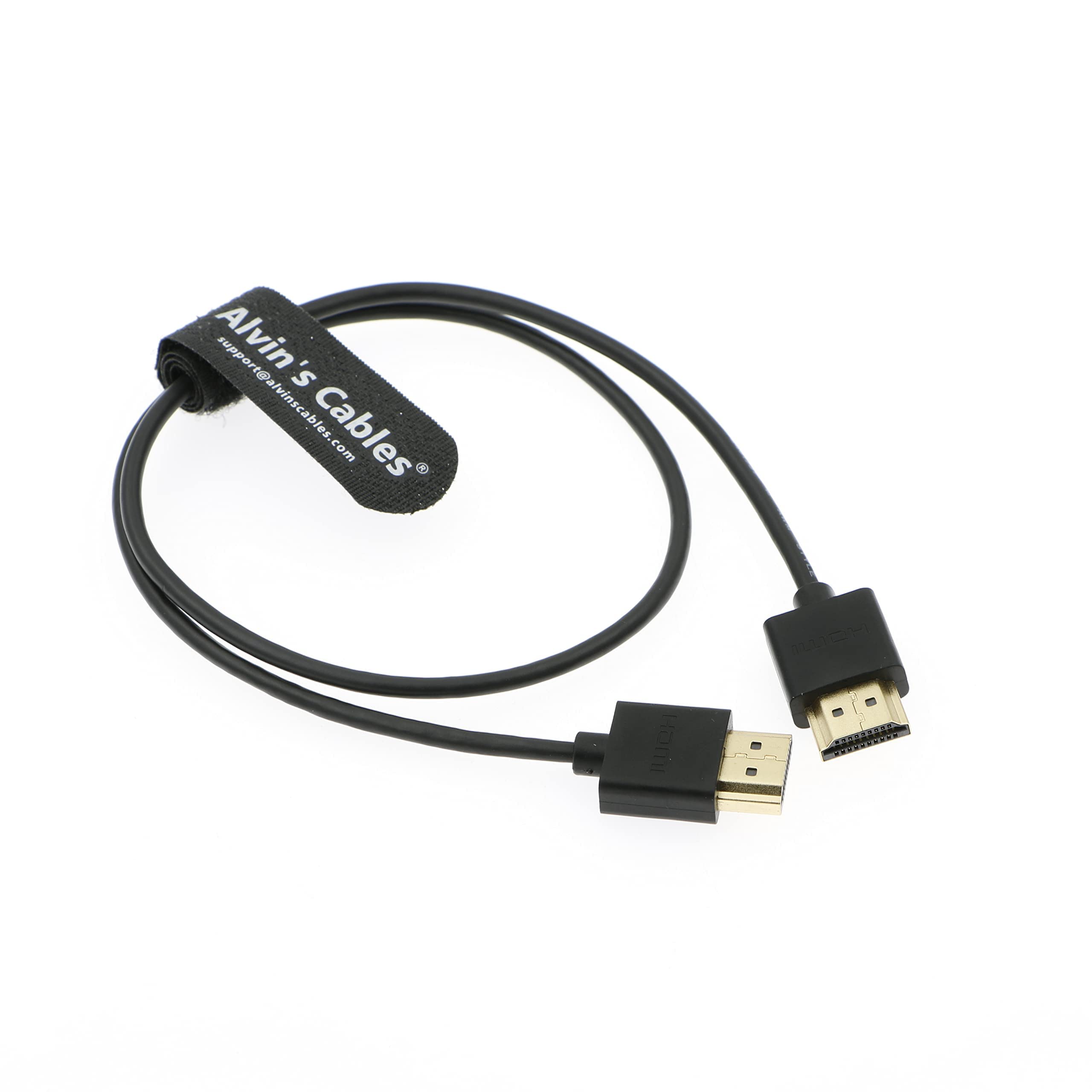 Alvin’s Cables 8K 2.1 Full HDMI Braided Coiled-Cable for Atomos Ninja-V 4K-60P Record from Z-CAM for Canon-C70, for Sony A7S3,A9,A74(18 to 28 Inch) — view 9