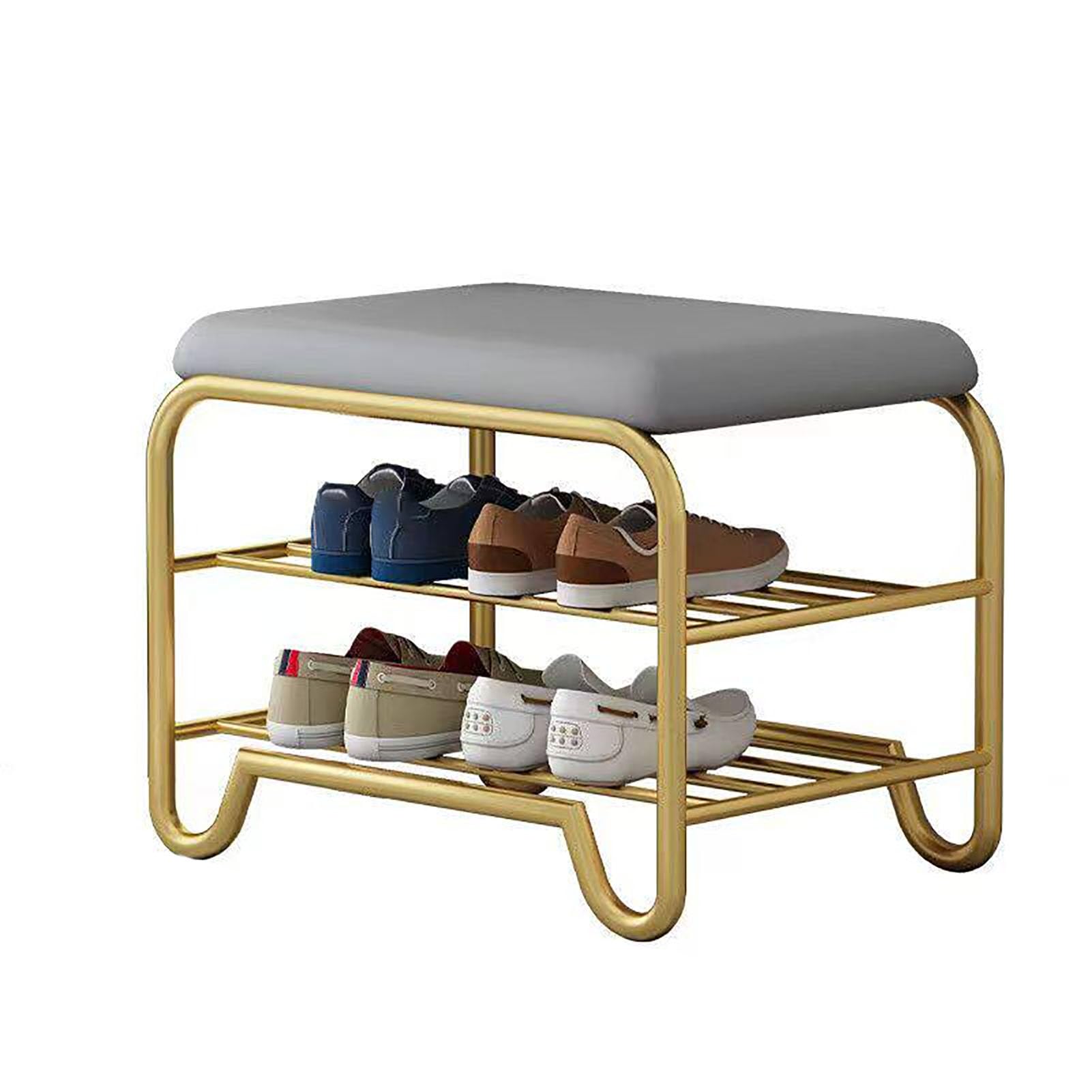 Banc d'entrée avec étagère à chaussures pour résoudre le désordre du couloir