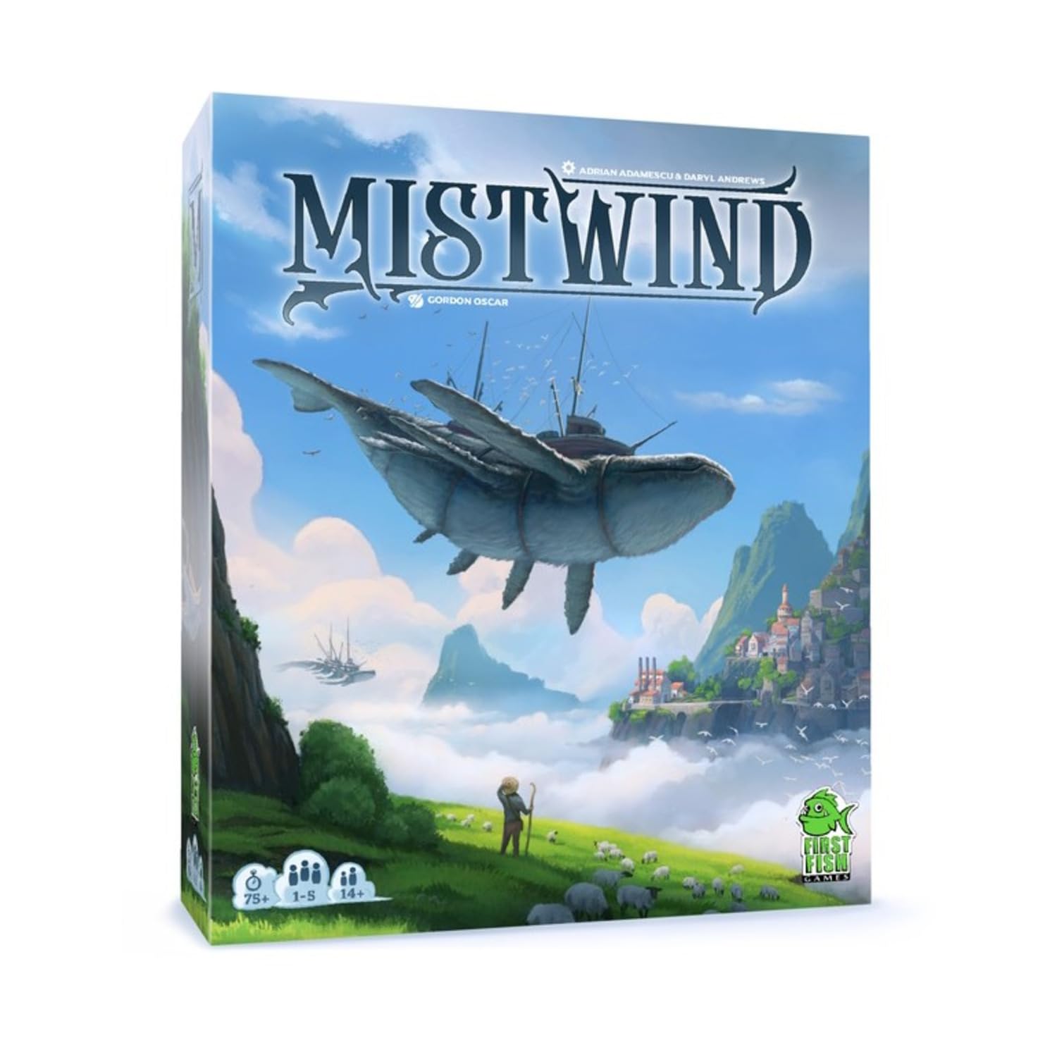 Mistwind Base Game - First Fish Games - 1 to 5 Players -