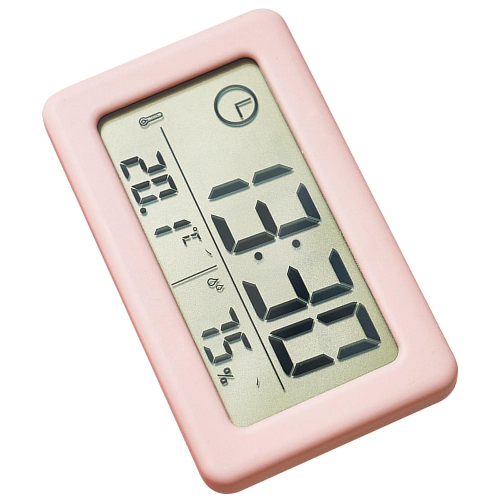 NEXAVKPR Thin Digital Clock with Temperature and Humiditys for Home Decoration Digital Hygrometer Clock
