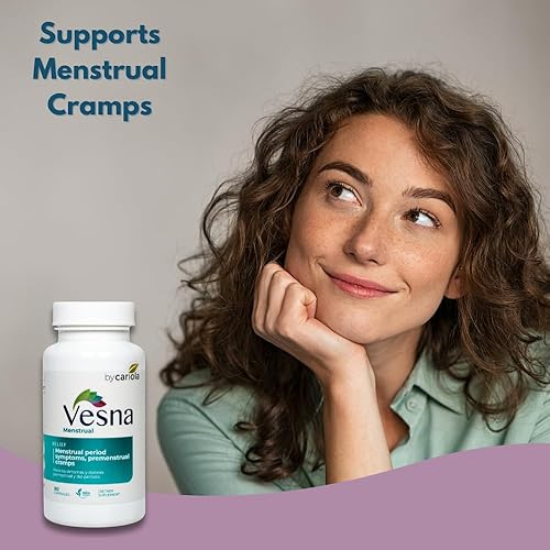 Miniatura 8 de VESNA Cápsulas de suplemento de apoyo menstrual - Soporte del ciclo menstrual - Apoyo del estado de ánimo - Alivio de calambres y hinchazón -