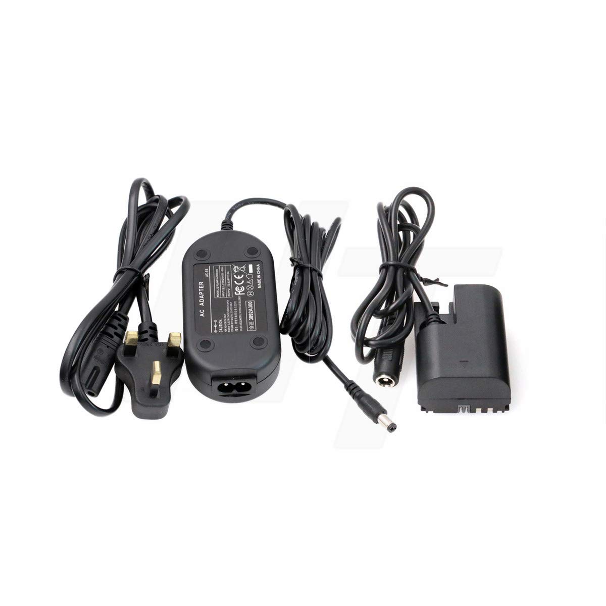 Kit adaptador de corriente LP-E6 con batería simulada para monitores SmallHD y Canon EOS 6