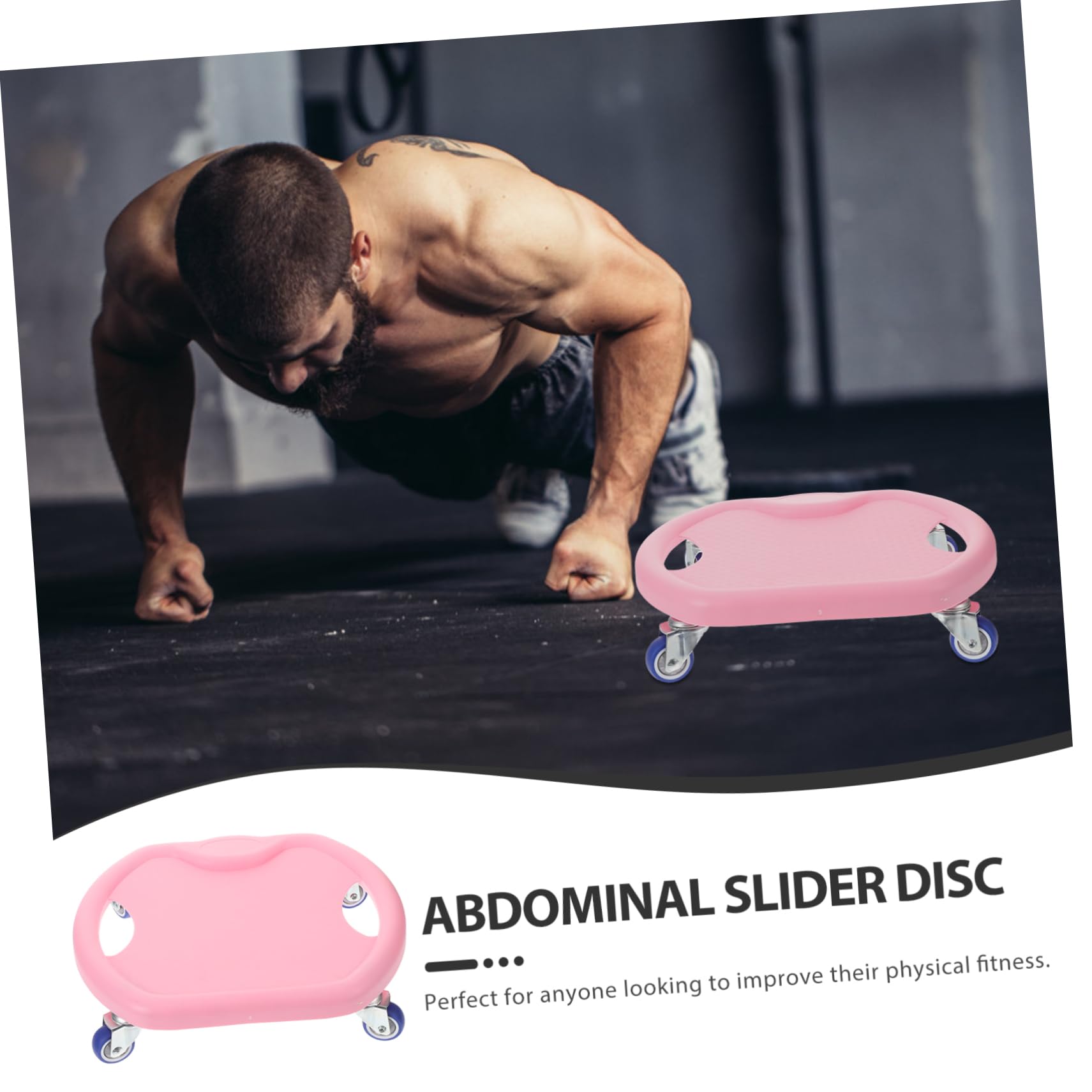 ifundom 1 Juego Disco Deslizante Abdominal para Ejercicio con Almohadilla de Equipamiento de Fitness Silencioso Superficie Antideslizante y Diseño para Entrenamiento y Tonificación