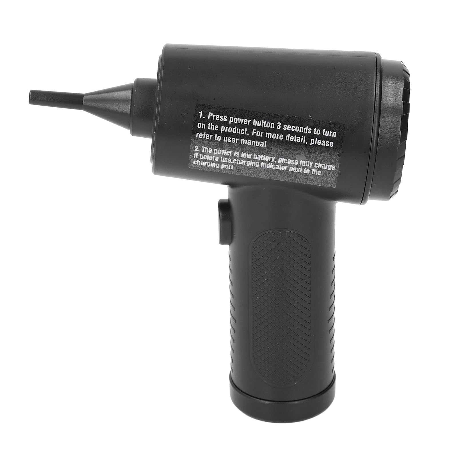 UPALDHOU Cordless Air Duster Wireless Electric Air Blower 390 Brush Motor 43000-51000RPM 68W with Builtin 2000mAh Battery for Computer Keyboard Camera Car Cleaning