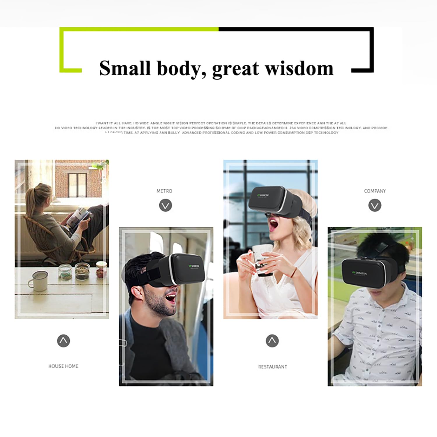 Casco VR con controlador Compatible para iPhone y Android, Actualización de Gafas VR con Casco, visor de realidad virtual 3D, Soporte para Smartphones de 4,7 a 6,0 Pulgadas