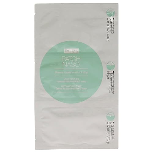 Pupa Milano Parches nasales  Removedor de puntos negros  3 pasos  Limpia los poros de la nariz  Elimina las impurezas incrustadas  Alivia la piel