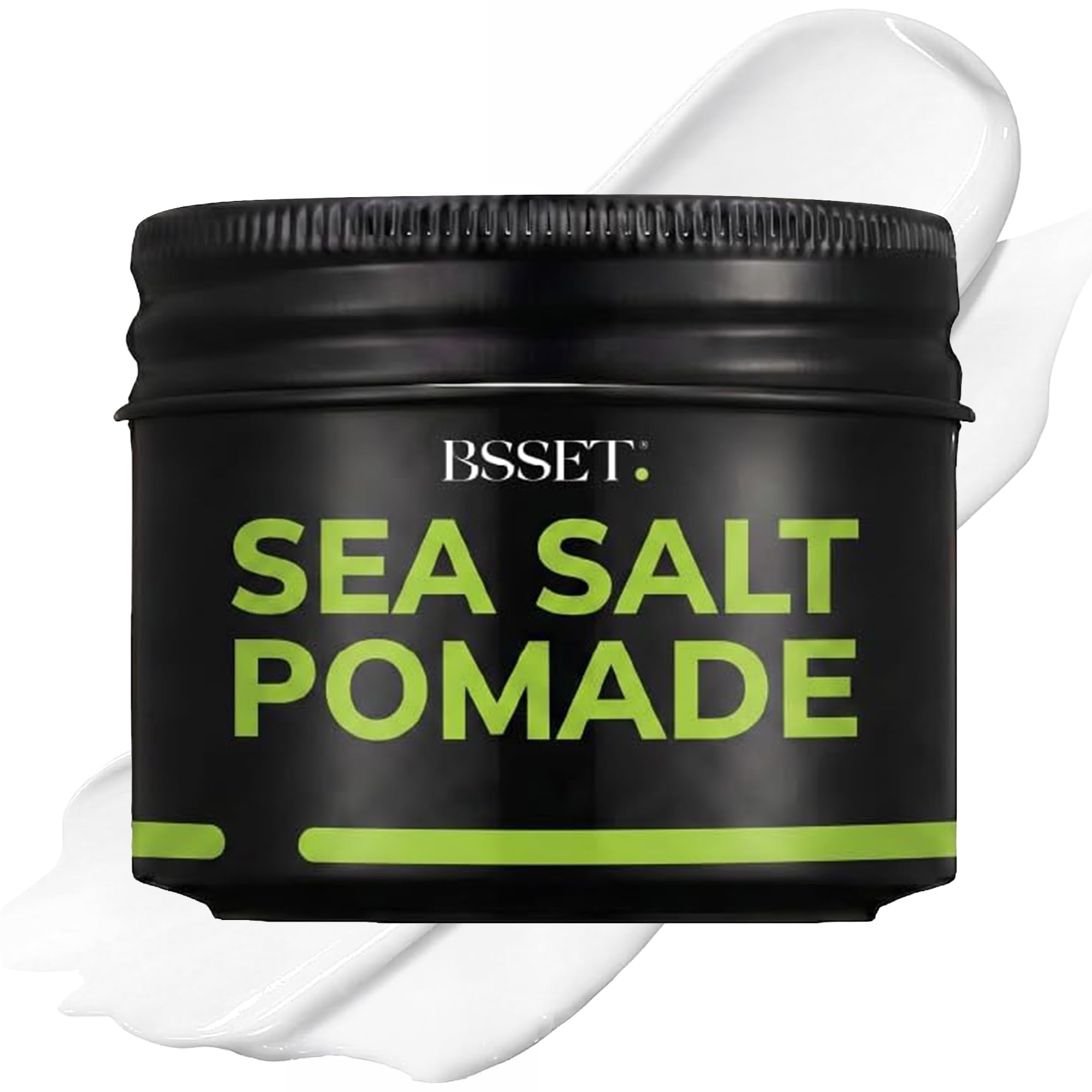 BSSET Sea Salt Pomade 100ml - Strong Hold and Matte Finish for Thickening and Sculpting Hair