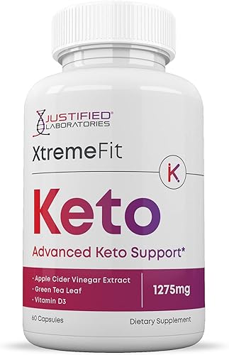 Miniatura 3 de Justified Laboratories Xtreme Fit Keto ACV Píldoras 1275 mg formuladas con vinagre de sidra de manzana Keto Support Blend Alternativa a gomitas 180