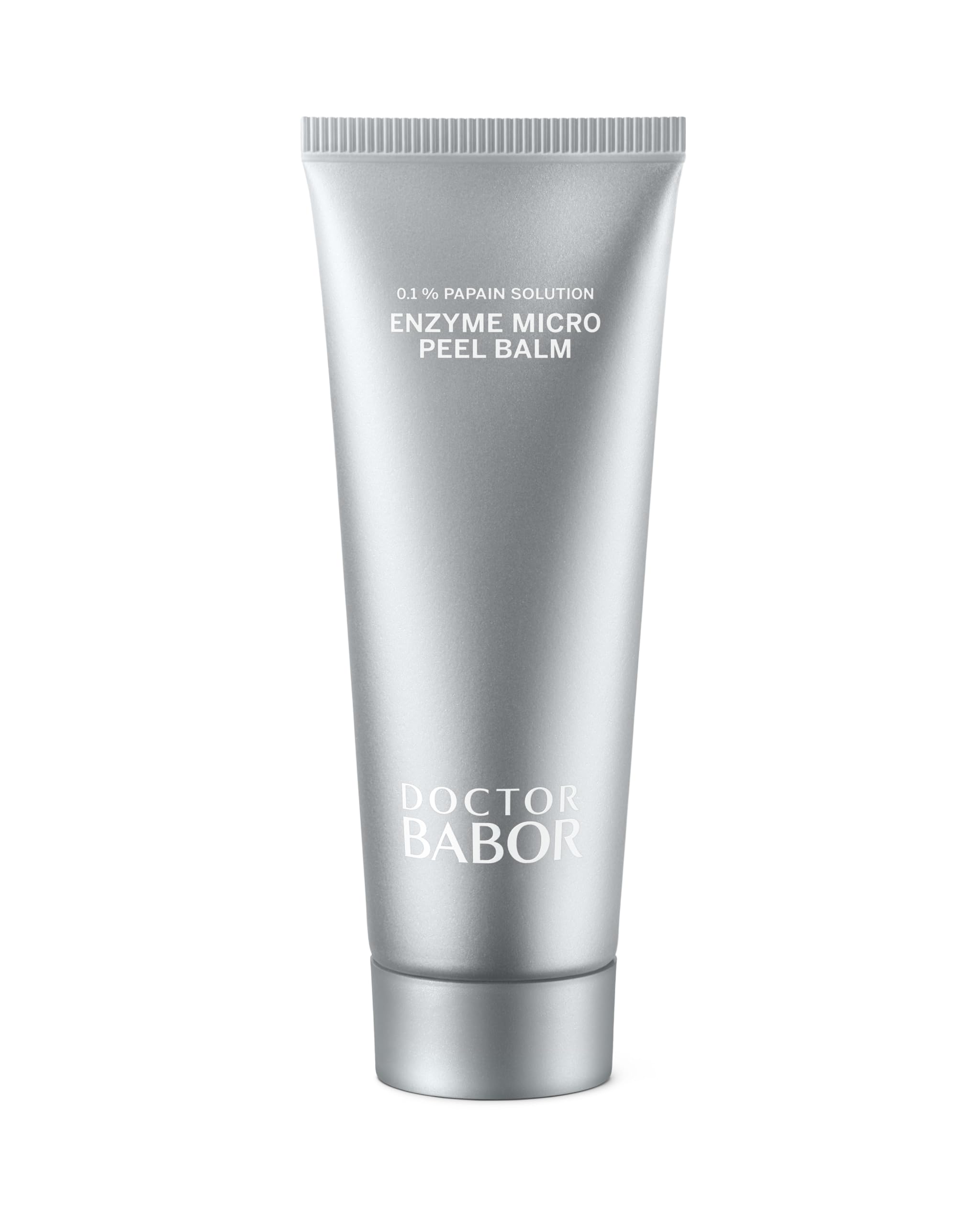 DOCTOR BABOR Enzyme Micro Peel Balm | Delikatny balsam peelingujący dla promiennej skóry | Skuteczne złuszczanie z enzymem papainowym i ciałami peelingu cukrowego | wegański | 75 ml