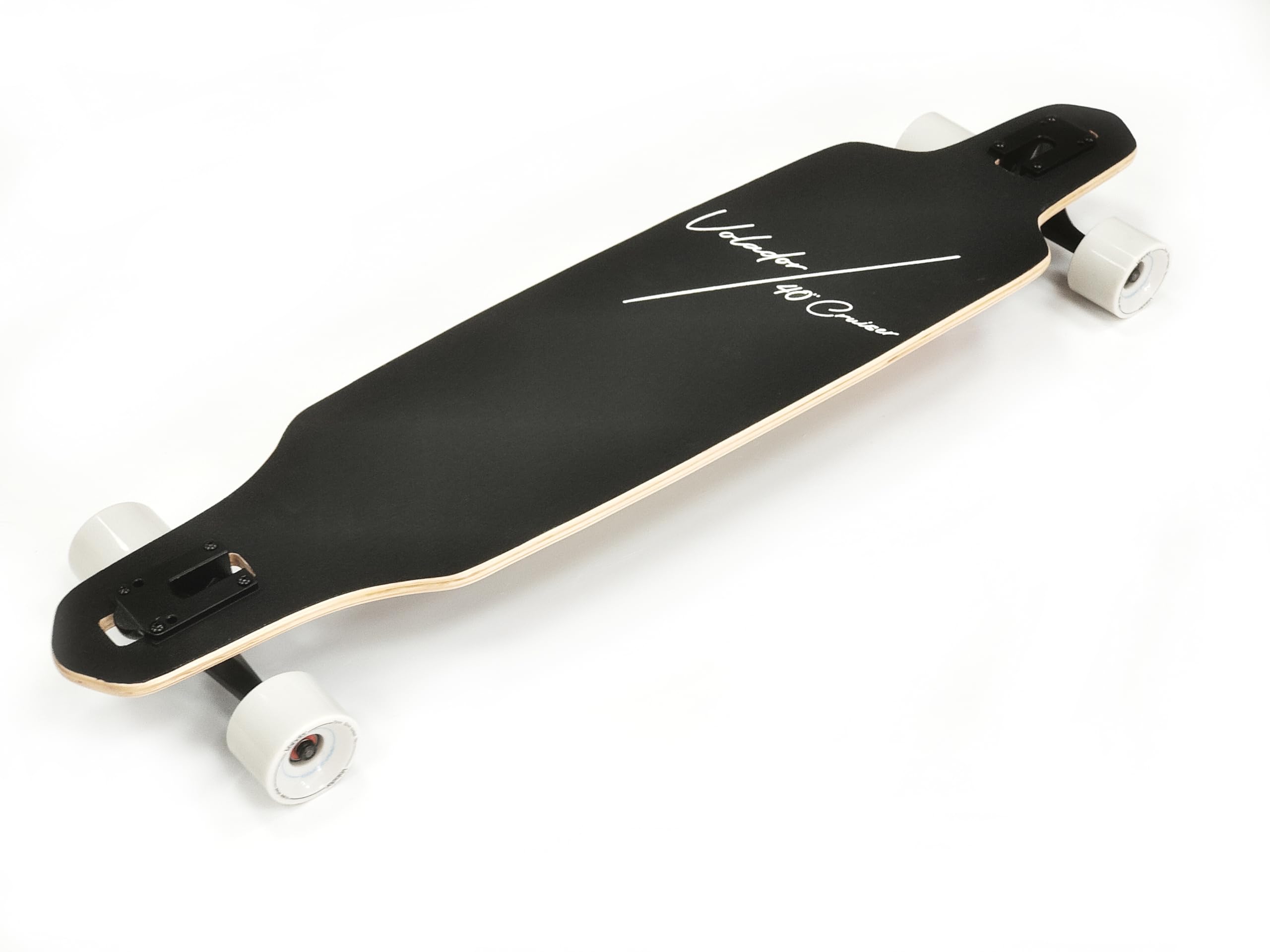 VOLADOR Urban Freeride Pro Longboard Cruiser 101,6 cm | Planche en bois d'érable canadien et camion à pivot inversé forgé | Configuration complète pour les trajets urbains