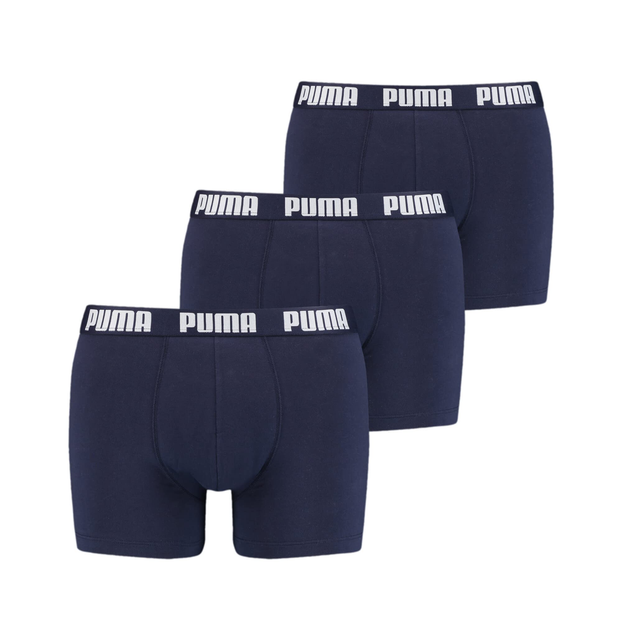 Set of three men's boxers in dark blue Puma Everyday - Men