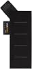 HELIKON-TEX Molle ADAPTER INSERT Molle Panel, Cordura Nylon, Black, INSERT 1