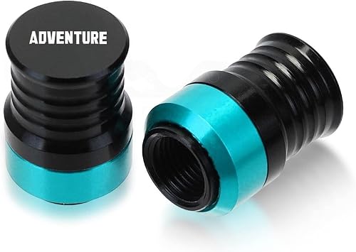 TIRE CAPS Motorcycles Wheel Tire Valve Stem Caps Airtight Covers for B R1200GSAdventureR1200 1200GS ADV R 1200 GS Adventure GS1200Light Blue