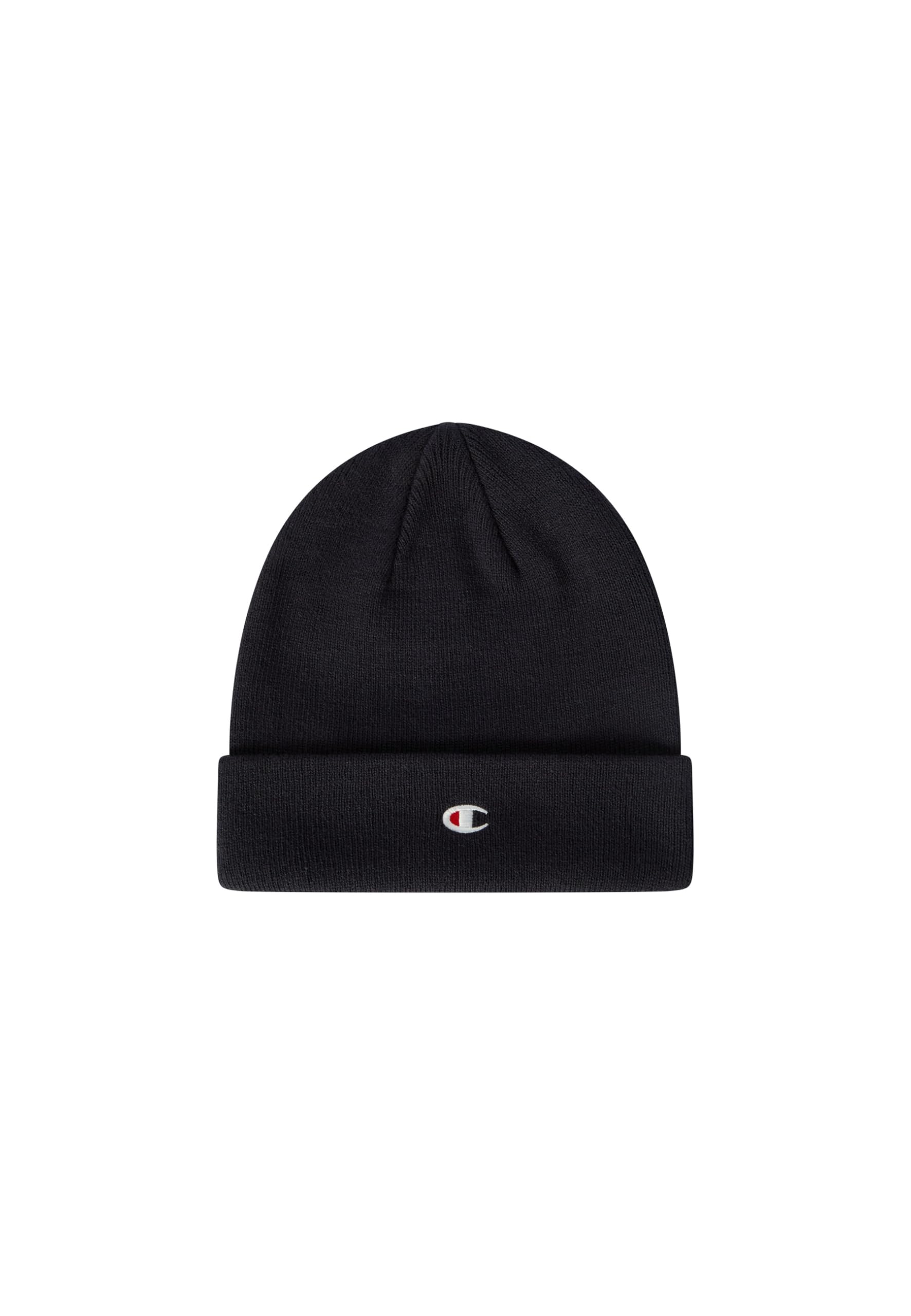 Champion Unisex Lifestyle Caps (806065) - Recycled Acrylic Knitted Yarn Embroiedered C-Logo Beanie Hat, Blue (BS501)