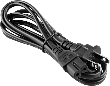 AC Power Cord Cable Compatible with Panasonic Portable AM/FM Radio RF-2400 RF-2400D FM-MW-SW 5 Band Receiver Model RF-2900 RX-D10 RX-D11 RX-D12 RX-D13 RQ-2102 DVD-XP50