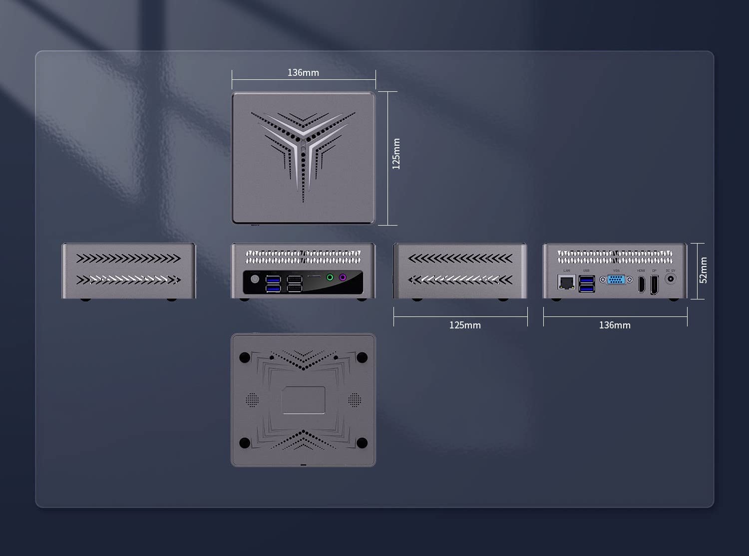 Intel Celeron N5095 Windows 11 Pro Mini PC NUC 16 GB 2933 MHz DDR4