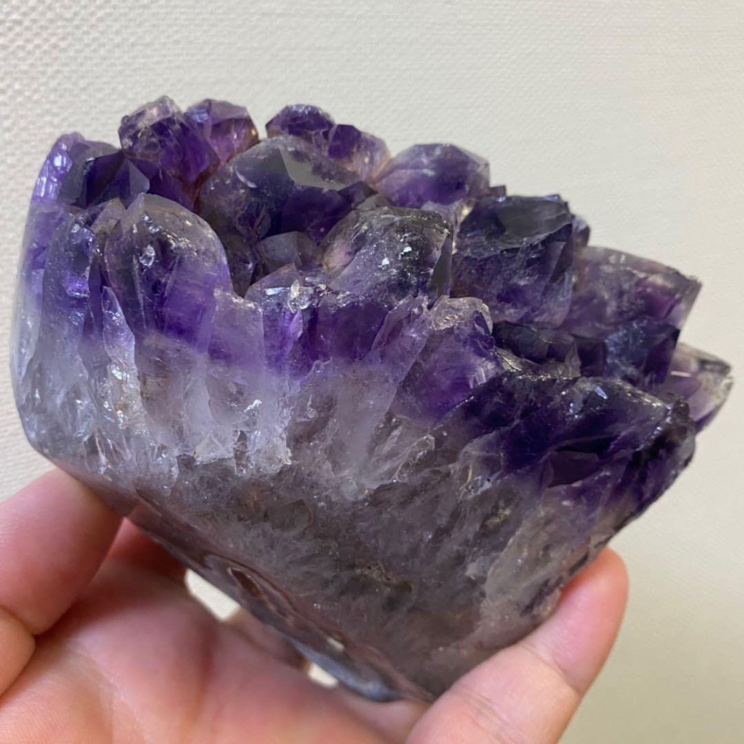 Amazon.co.jp: 絶品濃紫の煌めき キラキラアメジストクラスター