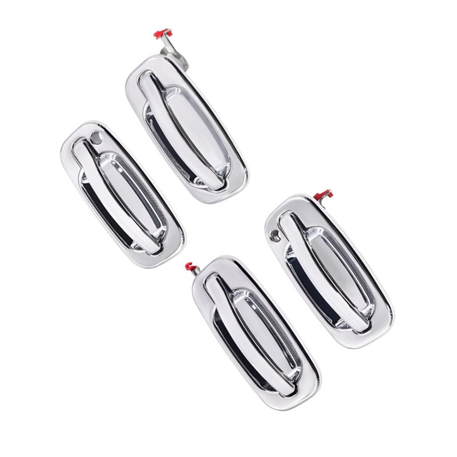 Kedfbts One Color Auto Door Handle Compatible With Cadillac For Escalade For Esv For Ext 2003 2004 2005 2006 Chrome Exterior Door Handles Oem：15034985 15034986 15721572 15721571
