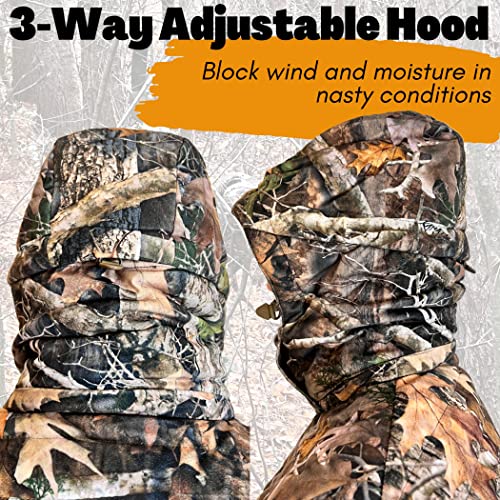 TrueTimber Men’s Camouflage Hunting Jacket Medium, Insulated Breathable Water-Repellent Down Parka, Camo Jacket For Men Hunting, Kanati, Size M3