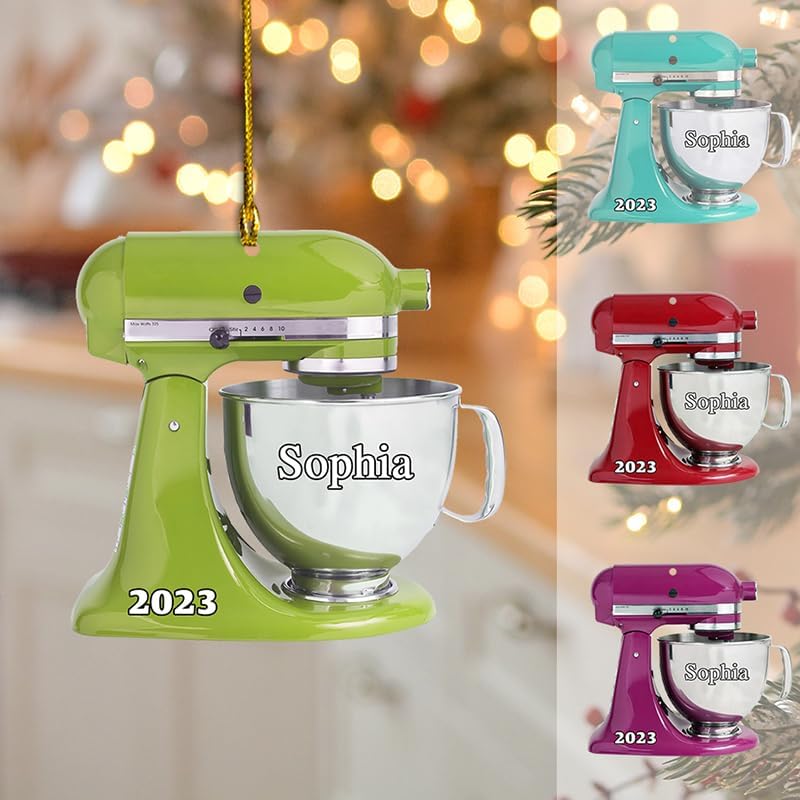 Custom Mixer Ornament Gift for Baking Lovers, Baking