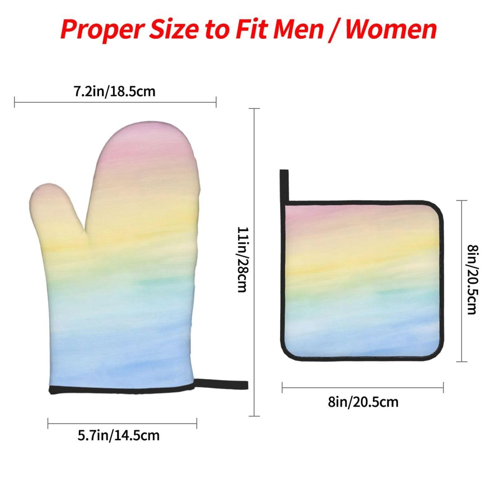 Guantes Horno Línea Negra Manoplas Horno Almohadillas Aislantes Juego De 4 - Acolchado Resistente al Calor, Flexible,Cocina multipropósito