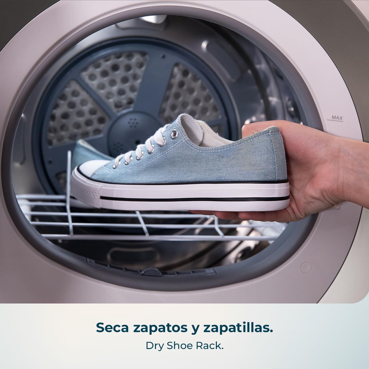 Cecotec Secadora Compacta de Evacuación 3Kg Bolero DressCode Dry 3600V. 12 Programas, Secado Automático Inteligente, Pantalla FullColor, Función UV Care, Dry Shoe Pro, Delay Start, Blanca
