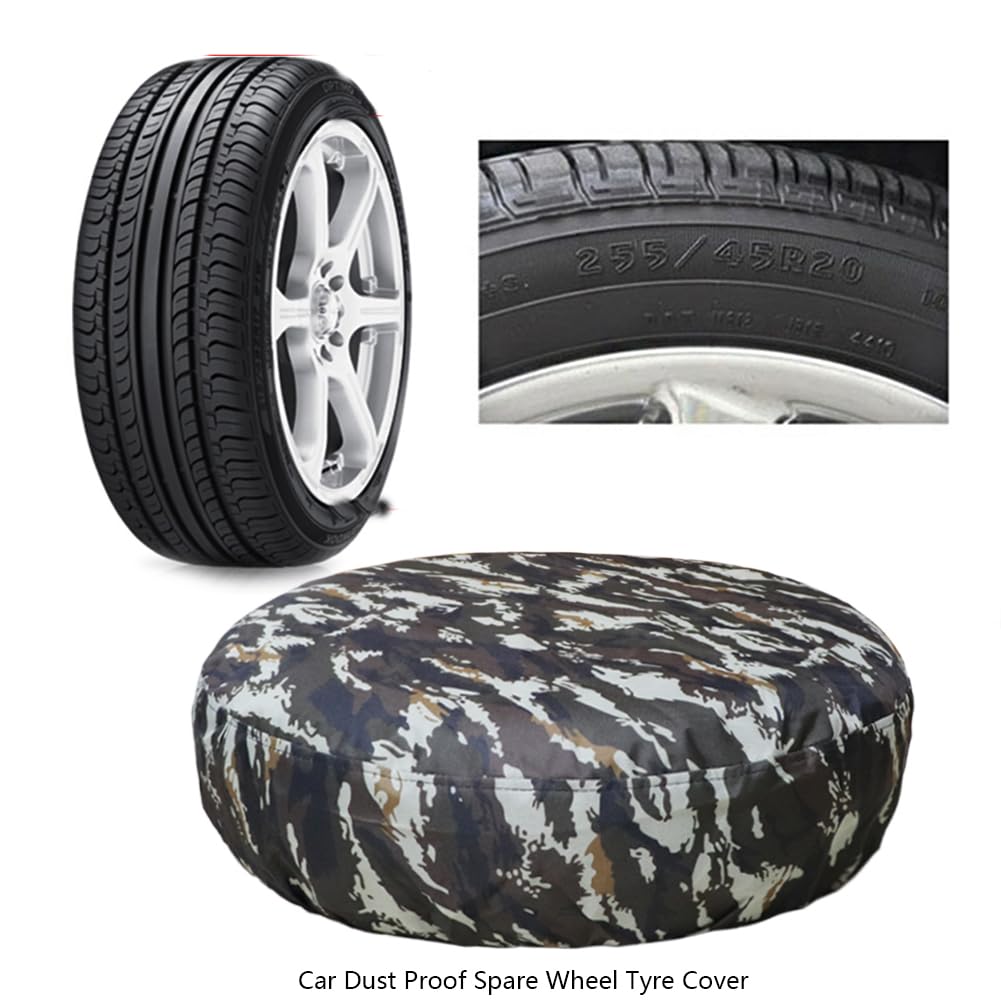 Reifentaschen Universal 14" 15" 16" 17" Dicker Autoreifen Staubdicht Ersatzrad Reifenabdeckung Auto Auto Außenzubehör (Color : 15 Inch)