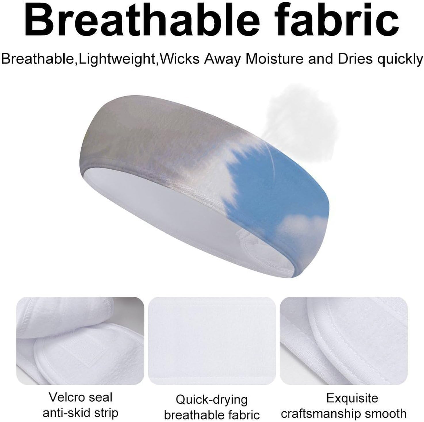 Blue-Eyed Snowball Multifunctional Sport Headband image 4