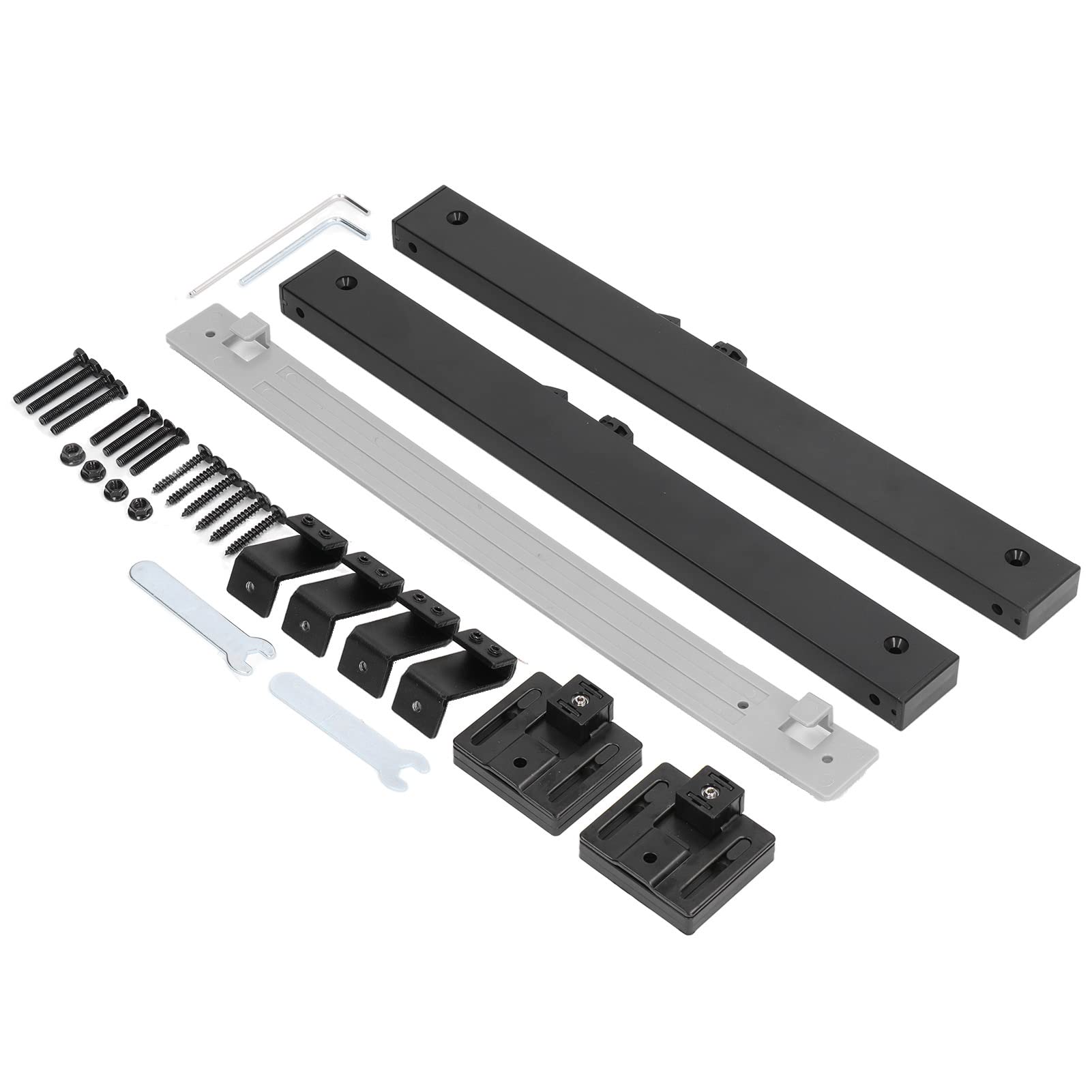 2 szt. Drzwi do stodoły Mechanizm miękkiego zamykania Amortyzator sprężynowy 120-240lbs Bez otworów Zestaw sprzętu do drzwi przesuwnych do stodoły Regulowany ogranicznik do drzwi do magazynu domowego
