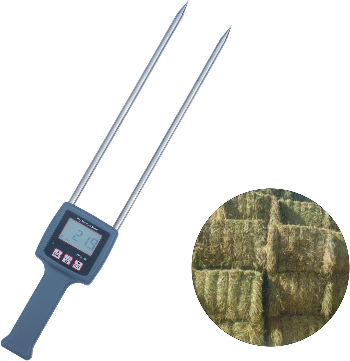 Tragbarer Heutester Heumesser ABS-Gehäuse Digitalanzeige Handheld Multifunktional