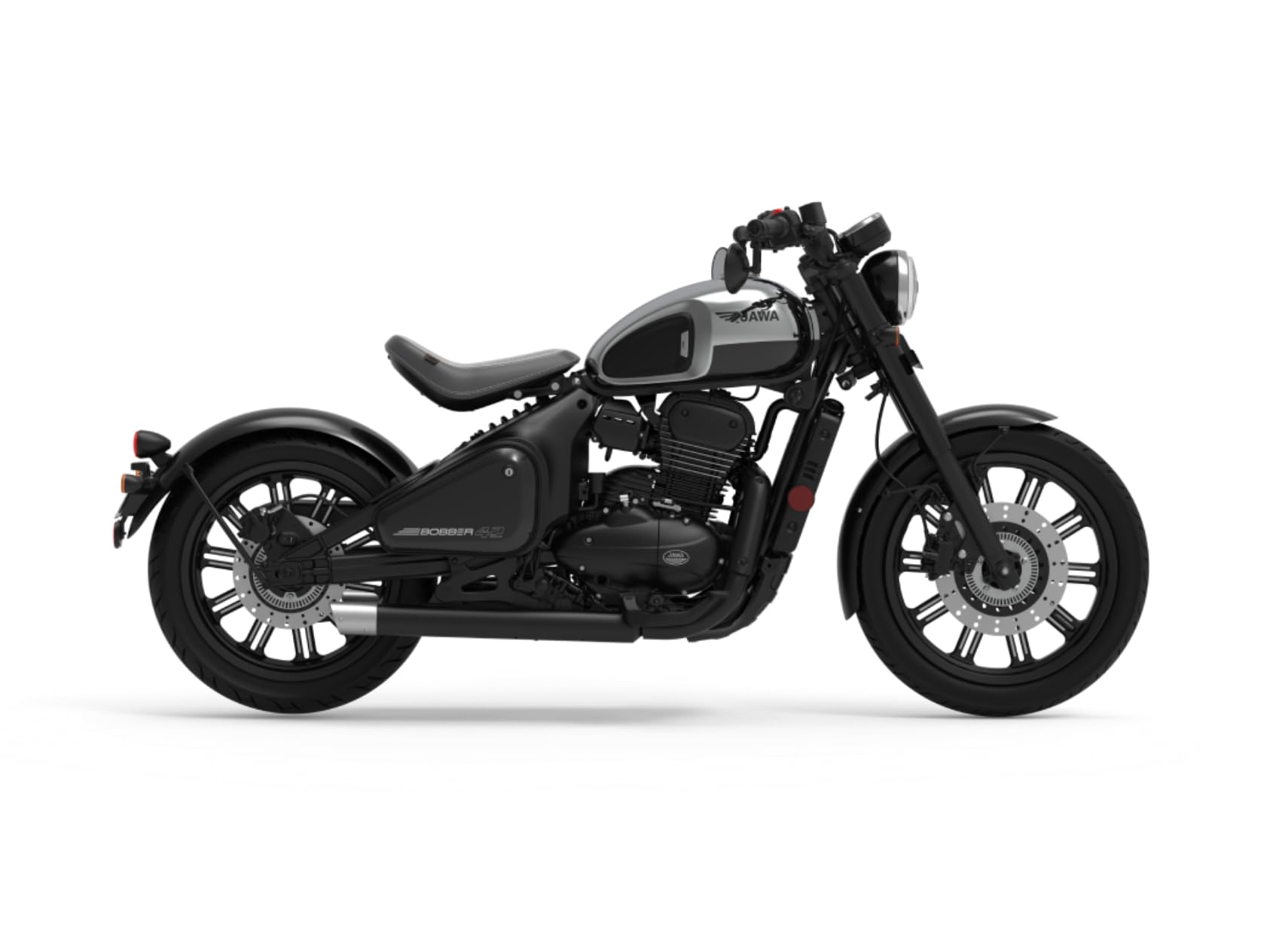 JAWA 42 Bobber Disc Bike Alloy Wheel Dual Channel Black Mirror Booking for Ex-Showroom Price-image-26