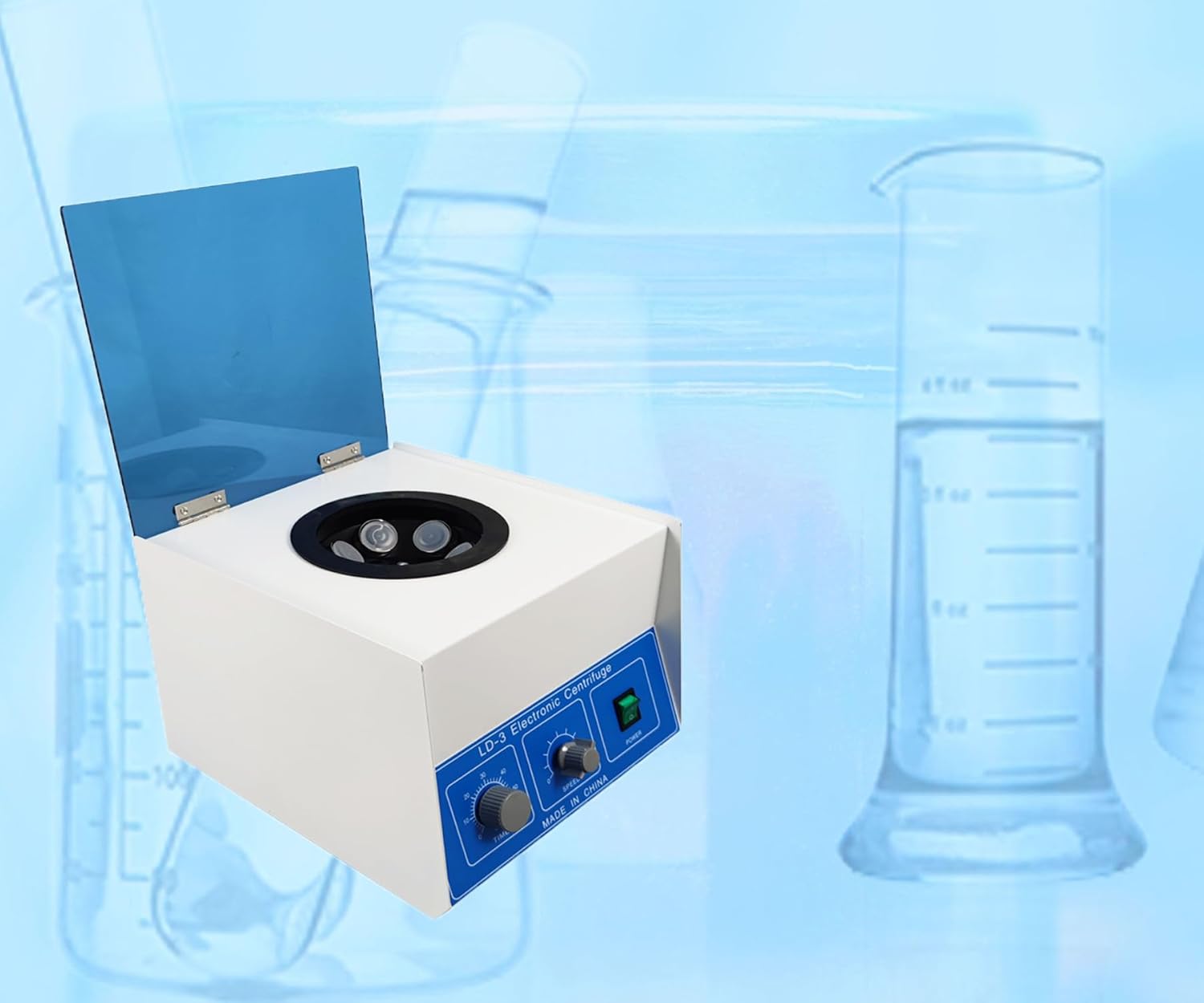 Lab Benchtop Centrifuge 50ml×6pcs, Benchtop Centrifuge Electric Centrifuge, 4000r/min, 2770xg, 110V