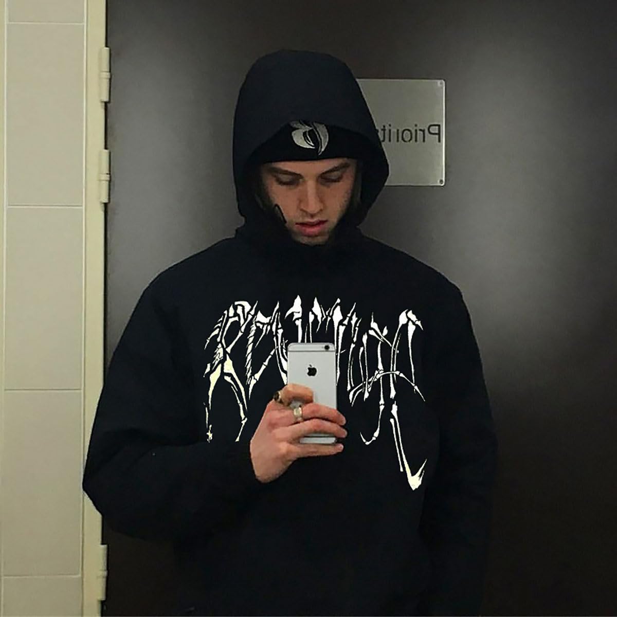 Amazon.co.jp: XXX Tentacion パーカー アメカジ風 プルオーバー