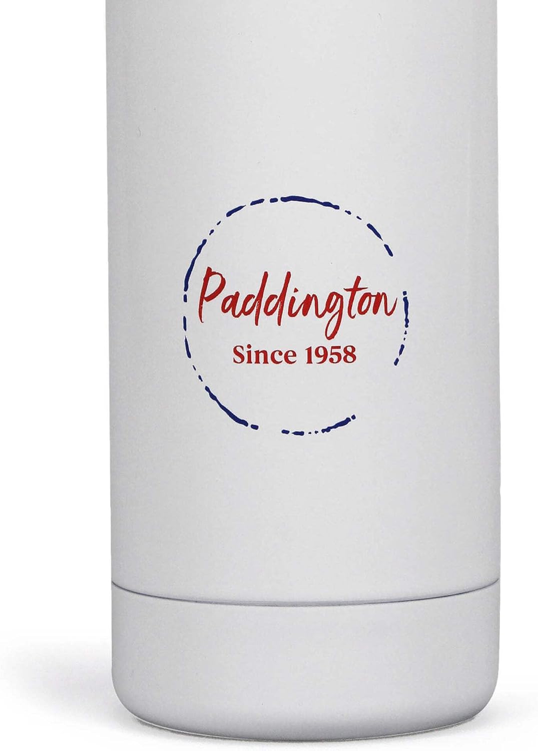 Half Moon Bay Travel Water Bottle Tumbler With Screw On Cap, 13.5 Oz Double Walled Stainless Steel, Iconic Paddington Bear