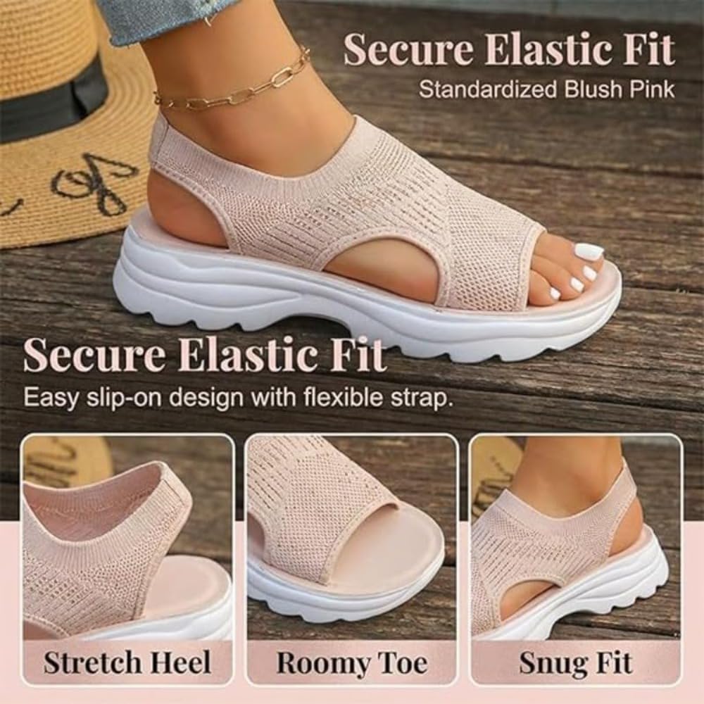 Sandalias ortopédicas para mujer, zapatos de playa para mujer, beige, 40 EU