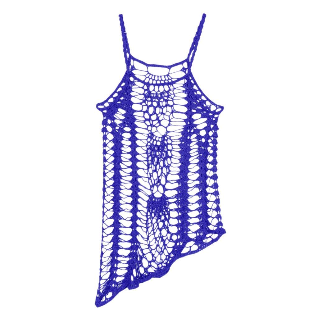 PEXORVA® Women Crochet Lace Bikini Swimsuit Cover Up Hollow Out Beach Dress Blue XL|Clothing Shoes & Accessories | Womens Clothing | Swimwear-picture-33