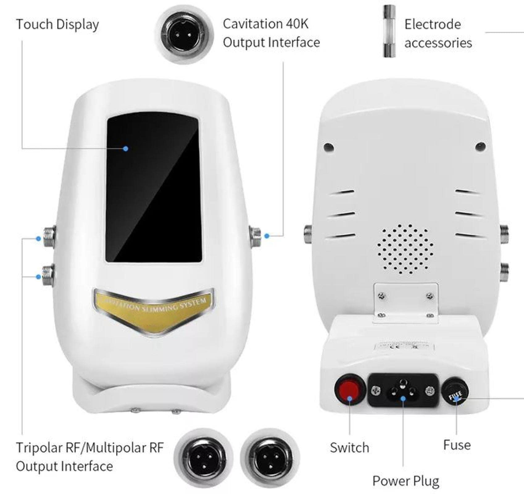 Slimming Device 40k Cavitation Ultrasonic Body Slimming Multipolar