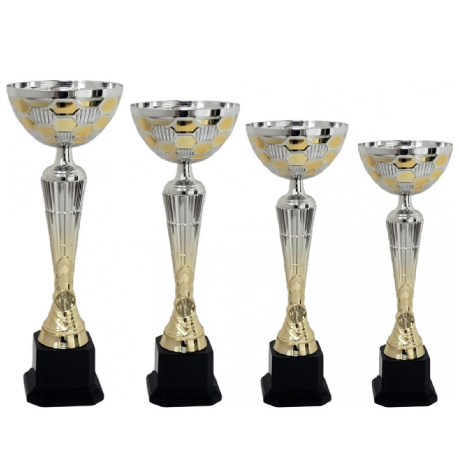 Coppa Trofeo Personalizzati, Premiazioni Singole o in Set Completi, Sportivi per Eventi, Calcio, Fantacalcio, Basket, Padel, Personalizzabile su Targhetta cod. 10.061