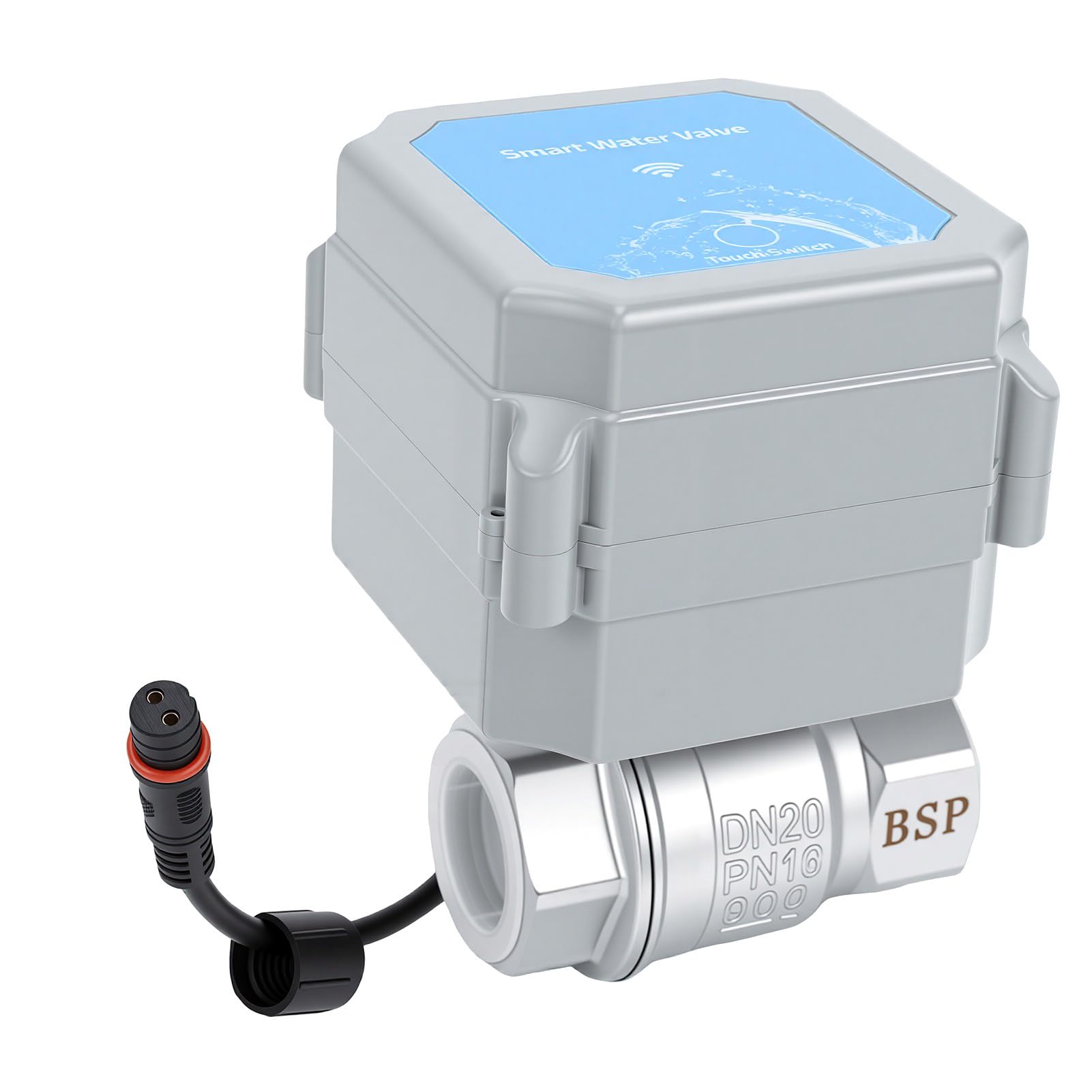 Tonysa Valvola Acqua Intelligente con Controllo WiFi, 3/4 Pollice