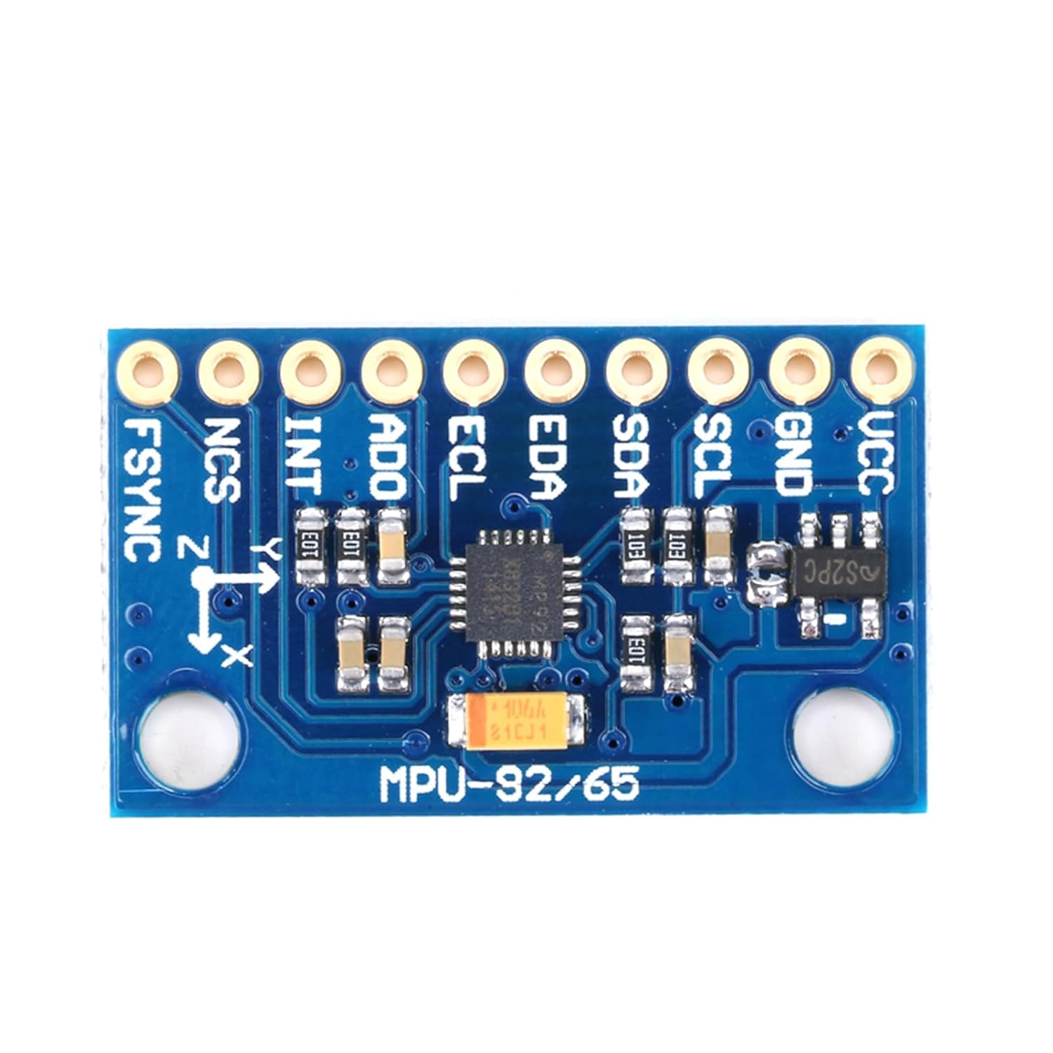 MPU9250 9-Axis 16-Bit Sensor Module with Gyroscope, Accelerometer, Magnetometer for Attitude Detection, IIC/SPI Interface