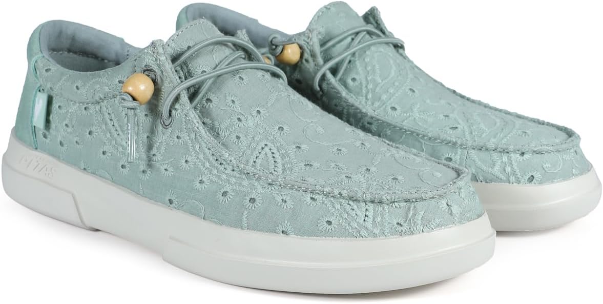 PASSEGGIATA NELLE PITE | Kila | Scarpe estive da donna | Scarpe da barca | Casual nautico | Mocassini da donna | Scarpe da ginnastica da donna Pitas