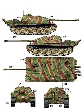JAGDPANTHER G2 1/35 フルインテリアキット Amazon.com: Takomu 1/35 German Heavy Tank Destroyer Sd.Kfz