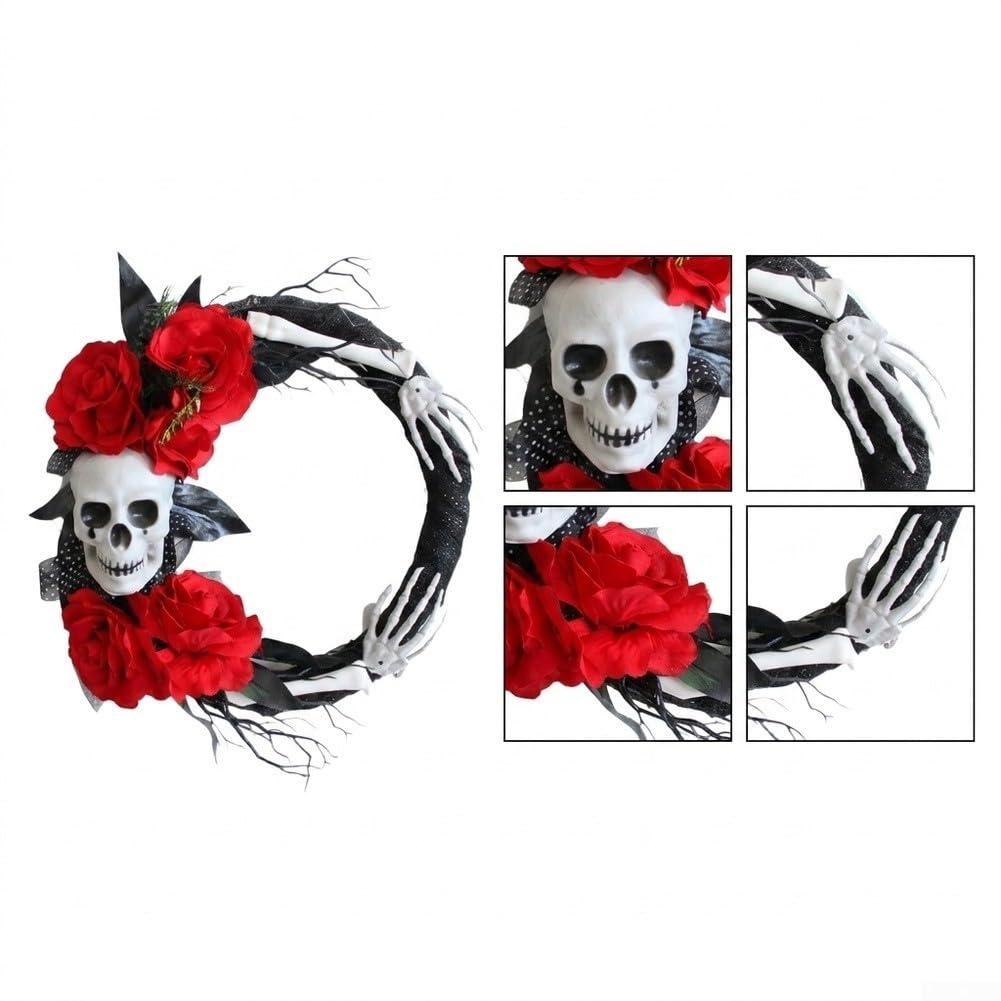 Halloween per decorazione ghirlanda scheletro plastica rami secchi