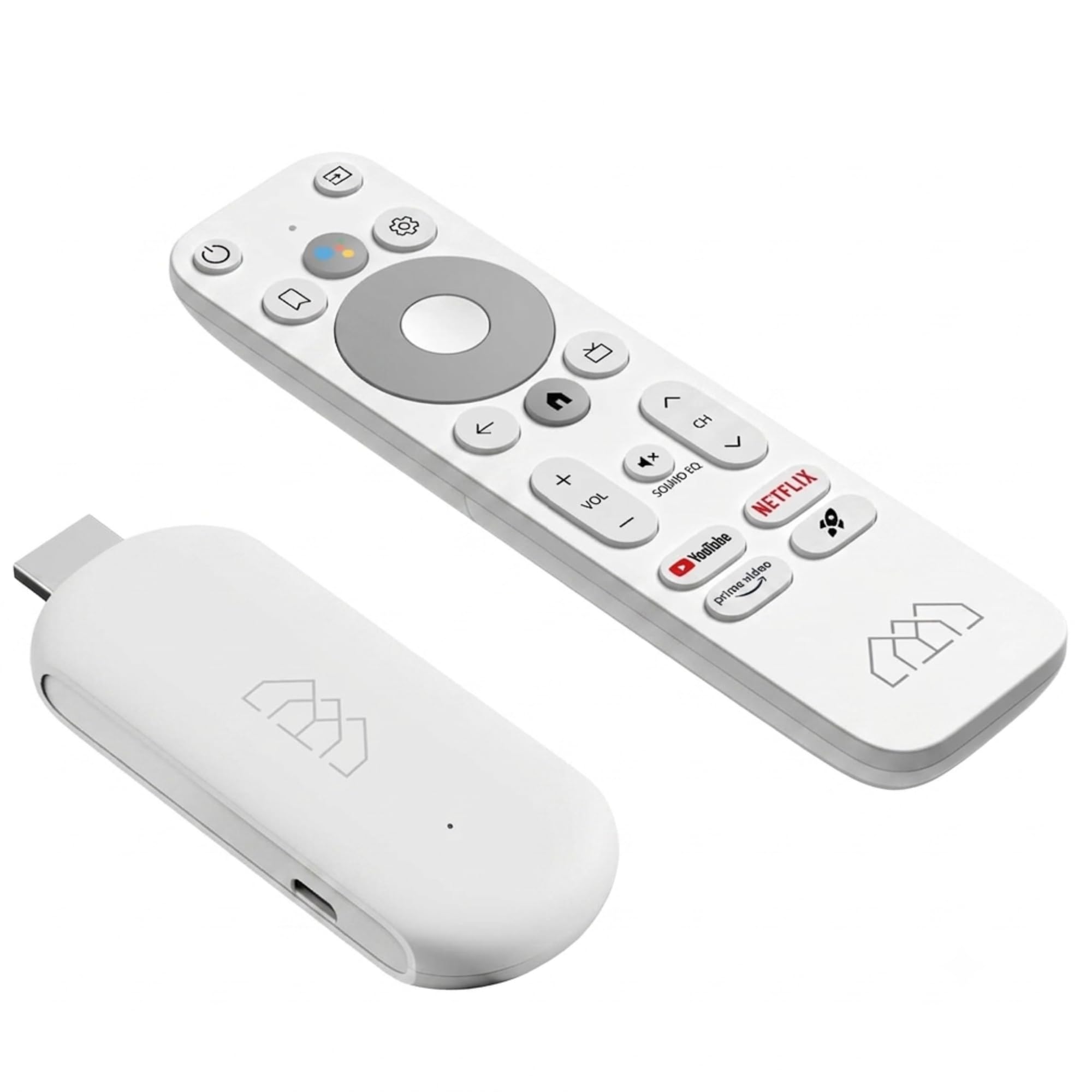 [Test TRÈS BON, Note 1.1 *] Homatics TV Stick 4K UHD | Certifié Google TV & Netflix | Android 12 Media Player Wi-Fi IP Stick avec Chromecast & Bluetooth Télécommande pour Smart TV | YouTube