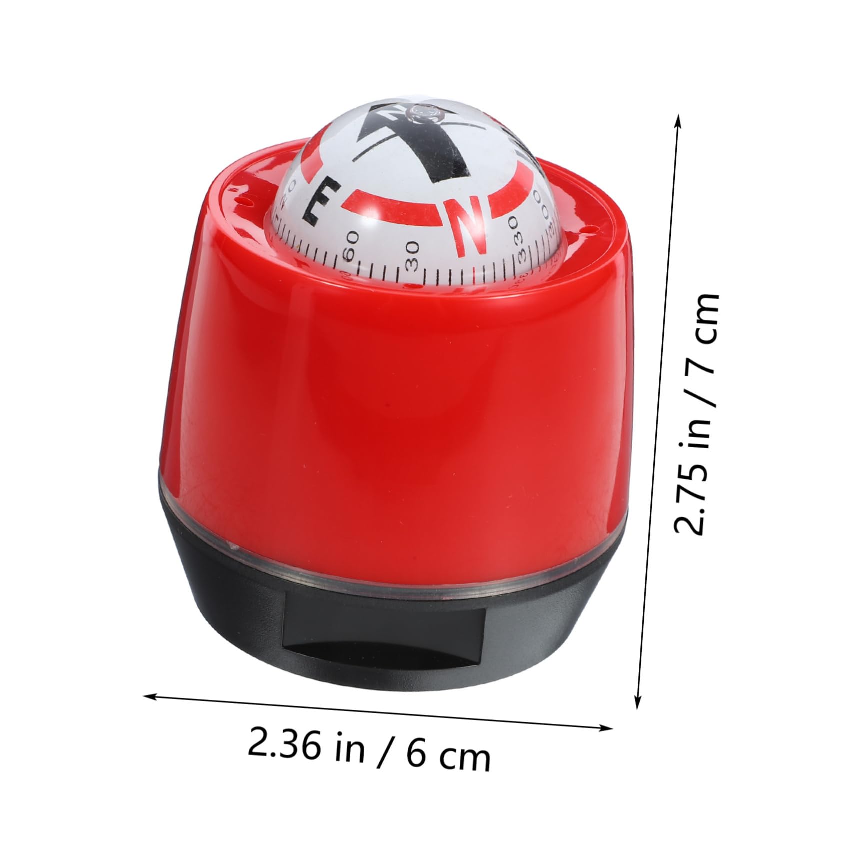 Amosfun Car Compass Dashboard Decoration Automotive Compass for Vehicle Navigation Stylish Direction Indicator for Cars Boats and Rvs Durable and Reliable Design