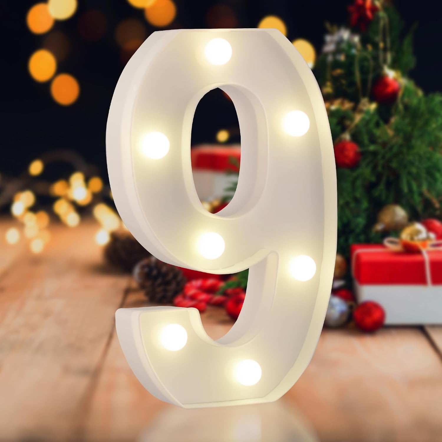 LED Marquee Letters, White 26 Alphabet Light Up Letters, Battery Powered LED Letter Lights for Birthday Party, Christmas Night, Home, Bar, Graduation, Wedding Decoration(Y)