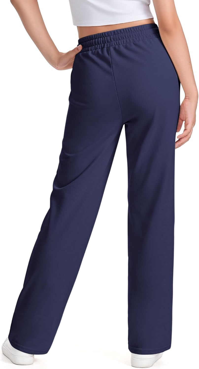 Girls Sweatpants Straight Leg French Terry Joggers Baggy Sweatpants for Teen Girls Size 7-14Y - Image 4