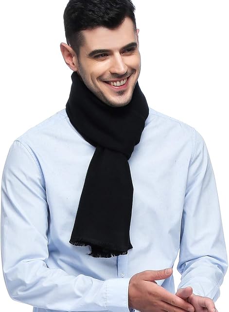 HOYAYO Mens Scarfs Warm Long Winter Formal Business Scarf